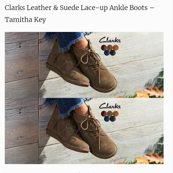 Clarks Rust Bootie "EUC" - Picture 14 of 15